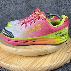 Altra Impulse Running Shoe Womens Size 10 Pink Neon Yellow Barefoot Zero Drop